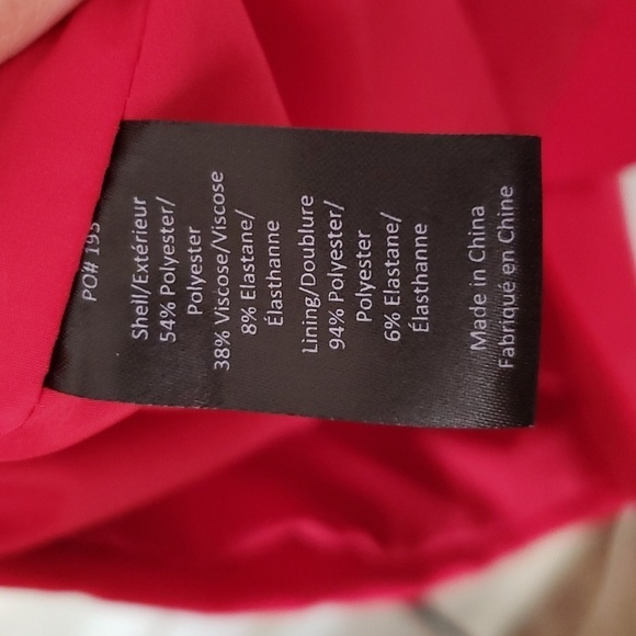 Elizabeth and James red side cutout sheath cocktail dress, women's size 4 - Picture 8 of 9